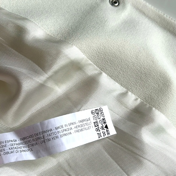 New Zara coat made in Spain, lapel collars, padded shoulders gorgeous sleeves - Picture 11 of 12